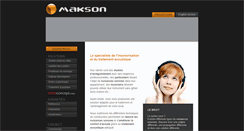 Desktop Screenshot of makson.fr