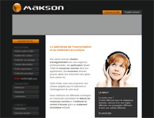 Tablet Screenshot of makson.fr